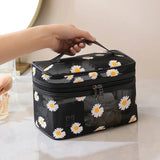 Daisy Mesh Makeup Bag (Pair Set)