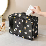 Daisy Mesh Makeup Bag (Pair Set)