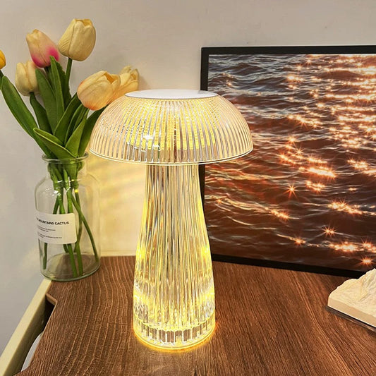 Touch Led Mushroom Crystal Lamp