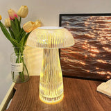 Touch Led Mushroom Crystal Lamp