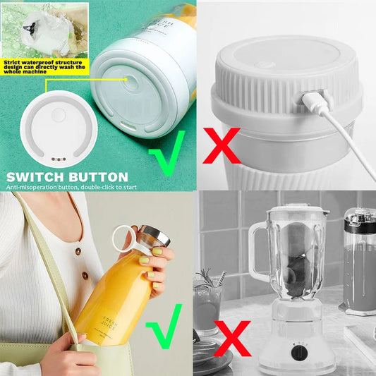 4Blades Usb Rechargeable Juice Bottle