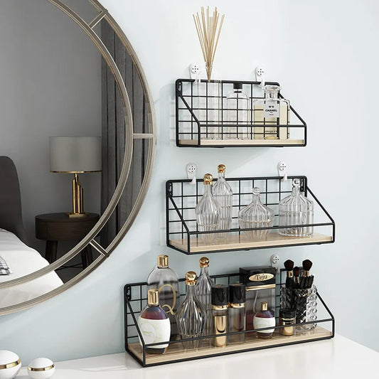 Checks and Boxes Wall Shelf