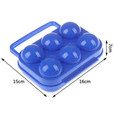 6 Grids Briefcase Egg Organizer