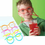 Creative fun Sun Glasses Straw