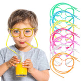 Creative fun Sun Glasses Straw