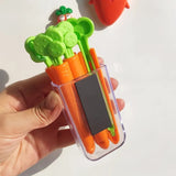 Magnetic carrot sealing clip