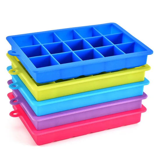 Silicone Ice Cube Tray With Lid