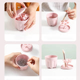Makeup Brushes Cleaner Cup