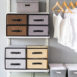 2 Drawer Fabric Storage Box