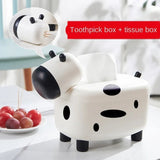 New Creative Desktop Tissue Box With Toothpick Holder