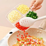 Four Compartment Serving Plate