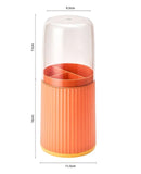 3 Grid Cutlery Holder With Lid