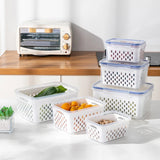 Food Sealed Preservation Box With Drain Basket