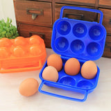 6 Grids Briefcase Egg Organizer