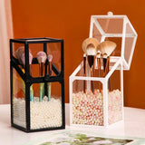 Glass Pearl Brush Holder