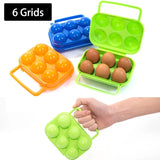 6 Grids Briefcase Egg Organizer