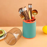 3 Grid Cutlery Holder With Lid