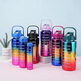 Three Pcs Metallic Colour Water Bottle
