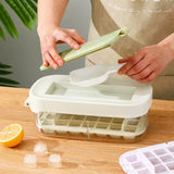 Press Ice Mold With Lid And Spoon