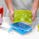 Silicone Ice Cube Tray With Lid