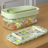 Press Ice Mold With Lid And Spoon