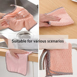 Super Absorbent Microfiber kitchen Dish Cloth (4pcs )