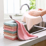 Super Absorbent Microfiber kitchen Dish Cloth (4pcs )