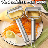 3Pcs Stainless Steel Peelar