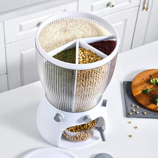 4Partition Rotating Cereal Dispenser
