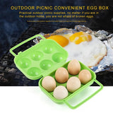6 Grids Briefcase Egg Organizer