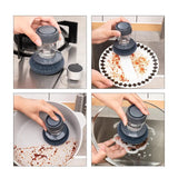 Kitchen Soap Dispensing Palm Brush