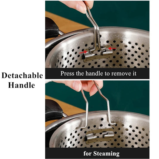 Stainless Steel Steamer And Frying Basket