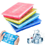 Silicone Ice Cube Tray With Lid