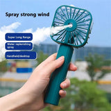 Mini Handheld Spray Fan Usb Rechargeable
