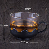 Heat Resistant Glass Teapot With Cups