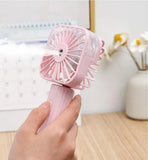 Mini Handheld Spray Fan Usb Rechargeable