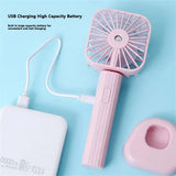Mini Handheld Spray Fan Usb Rechargeable