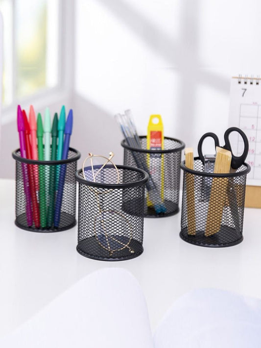 Metal Mesh Pen Holder