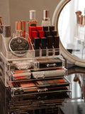 Acrylic Cosmetic Organizer With Drawer