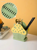 House Shape Cutlery And Multipurpose Holder