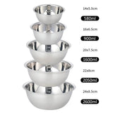 5Pcs Stainless Steel Multipurpose Bowl Set