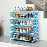5 Layer Oxford Shoe Rack