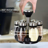 360 Rotating Spice Jar Set