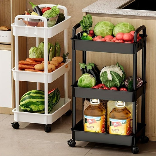 3 Layer Smart Cart With Wheels