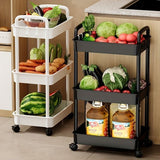 3 Layer Smart Cart With Wheels