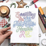 12pcs Double Line Outline Art Marker Highlighter