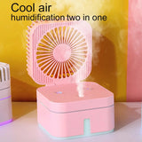 Wireless Mist Fan With Night Bulb