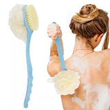 Long handle bath brush