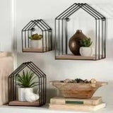 Wall Mounted House Shape Shelf