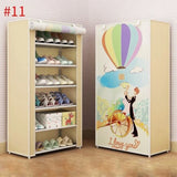 7 layer Printed Shoe Rack